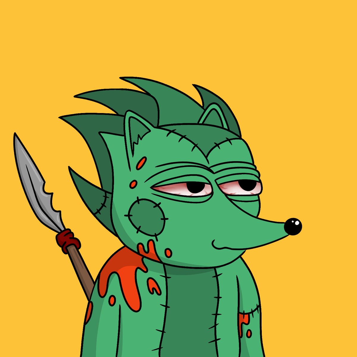 New Hegend Buy!

Hegend Zombie Fury
In a bright yellow realm, this cute zombie struts in a fur suit with spikes, wielding a spear and ready for fun.

Rank: 616
Tier: Uncommon
Price: 1.21 SOL ($188)
tensor.trade/item/EMZwZC2aB…