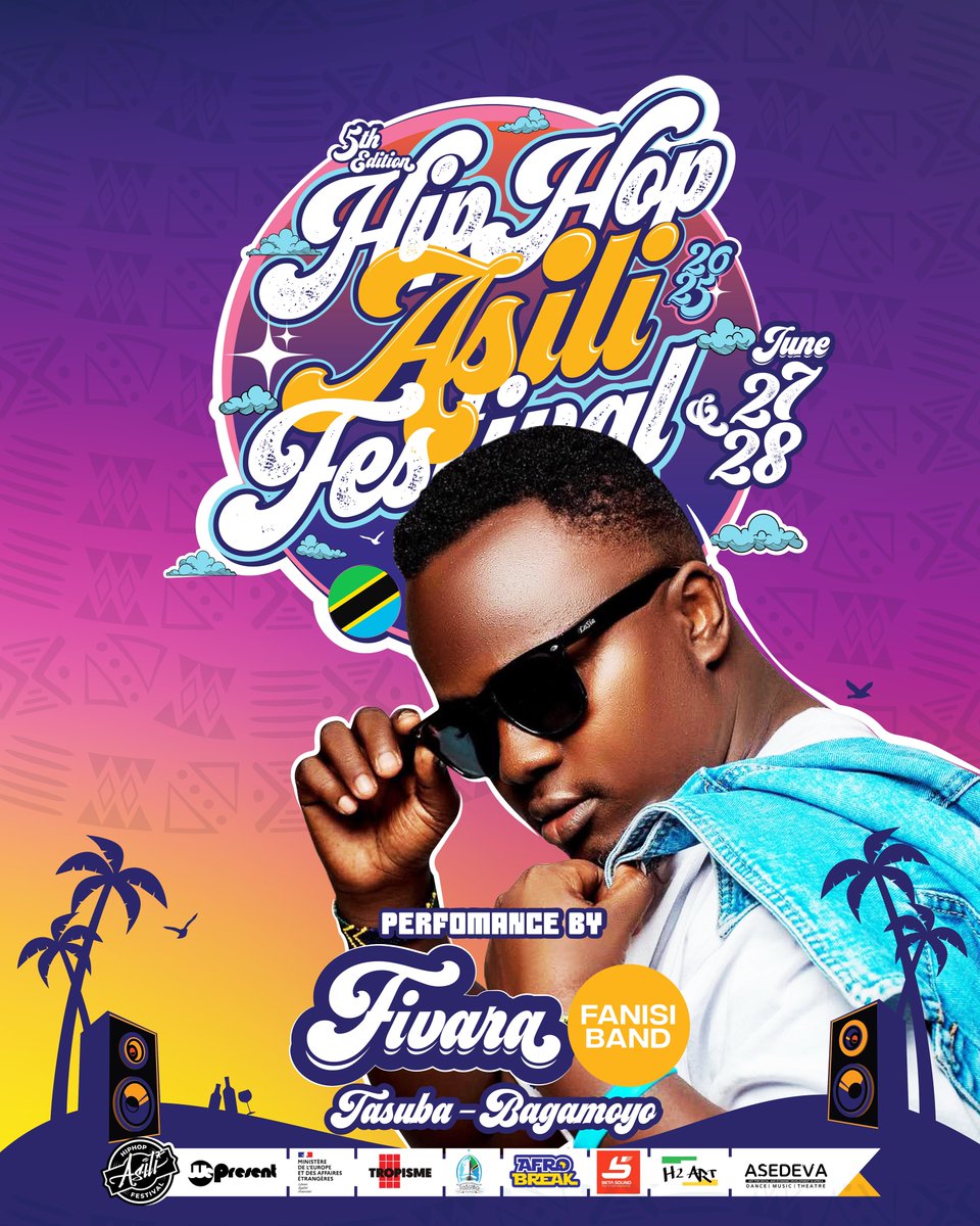 fivara_'s tweet photo. Catch me performing at the international @HiphopAsili Festival in Bagamoyo 27th this June. https://t.co/JMA8HjjuHN