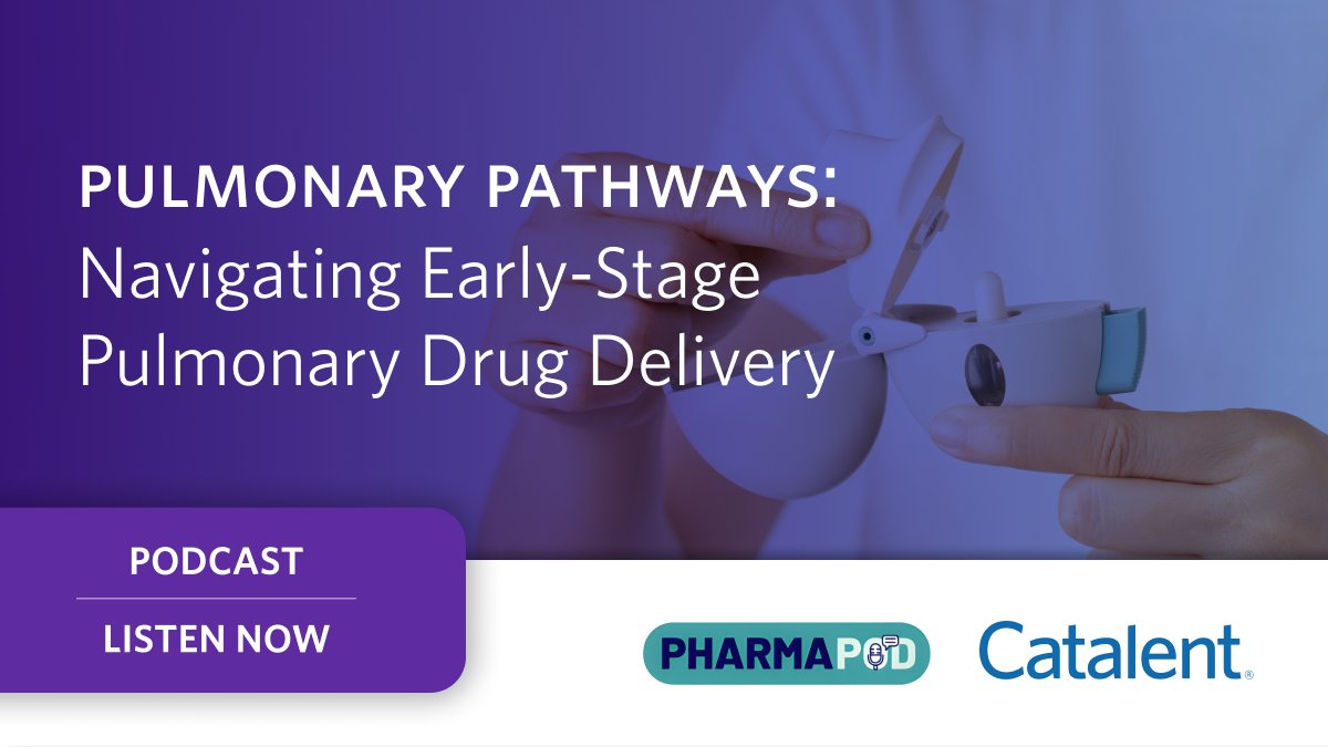 Choosing the right pulmonary delivery platform is crucial for early-phase innovators.

Check out the latest episode of the PharmaPod Podcast to explore the advantages &amp; challenges of each approach

Listen here: ow.ly/HaRr50Wa2tv

#DrugDelivery #Pulmonary #PulmonaryPathways
