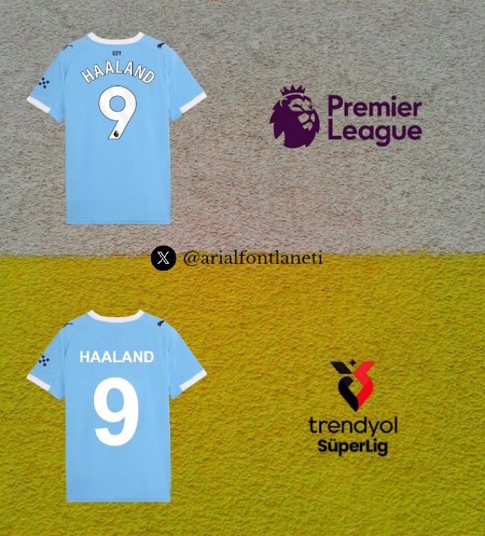 Türk Futbolunda formaları mahveden Arial Font dayatması istemiyoruz #arialout