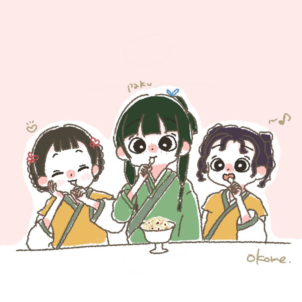0kome0407's tweet photo. #薬屋のひとりごと
#イラスト

この3人がまた見たいよねぇ🥲 https://t.co/4AxkLriItK