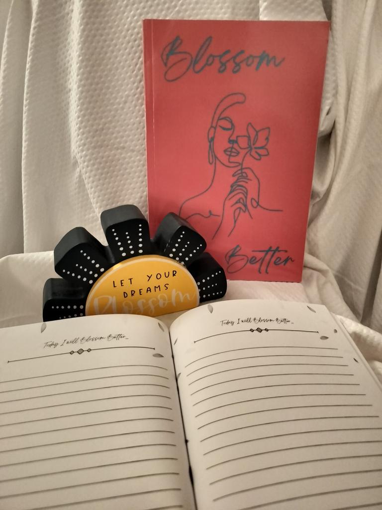 J5DiLL's tweet photo. The 🌸Blossom Better Journal isn’t just a place to write.
It’s a space to grow, heal, and reconnect—with God and yourself. Order you're here⬇️
https://t.co/WHcYPY1HGz

Join me &amp; let's write. Need journaling prompts? I have some for summer. ⛱️
#BlossomBetter #Journaling  #Journal https://t.co/gdUd7BLxx9
