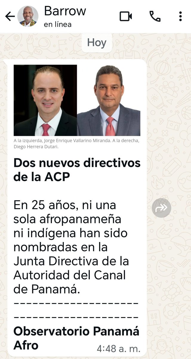 En 25 años, ni una sola negra ni tampoco indígena, en la directiva de la Autoridad del Canal de Panamá (ACP). Esto lo afirma el activista de la negritud, Alberto Barrow, quién también preside el Observatorio Afropanameño.
