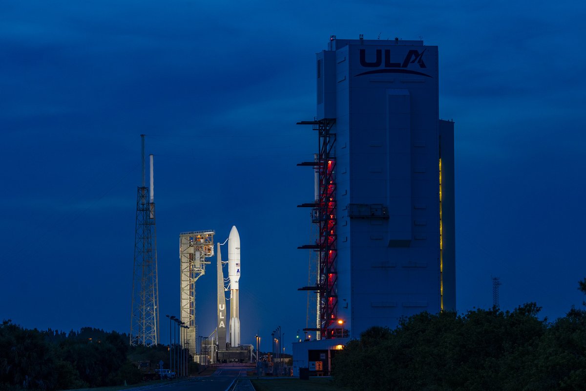 ulalaunch's tweet image. Good day from #AtlasV launch control at Cape Canaveral where our live blog has started for today&apos;s #ProjectKuiper mission. This is your official source for updates throughout the countdown to the 1:25 p.m. EDT (1725 UTC) launch. bit.ly/av_kuiper2