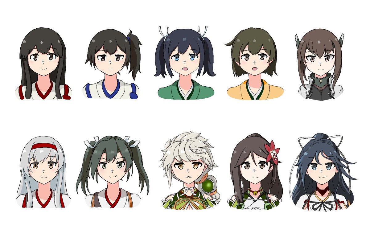 6YJKpZ8EjDRZ7CM's tweet photo. 艦娘お顔チャレンジ改#1 https://t.co/ipXccY2dh1