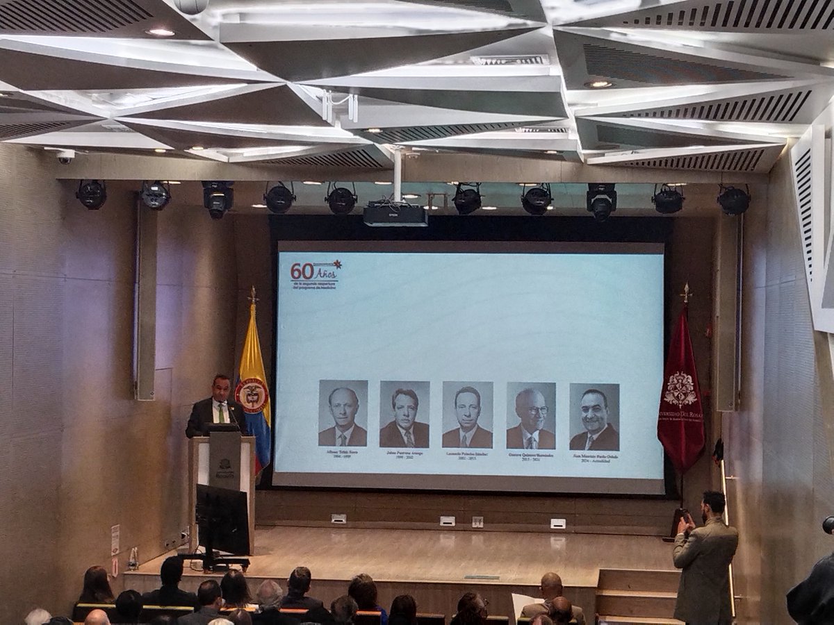 Hoy conmemoramos 60 años de la segunda reapertura del programa de <a href="/EMCSUrosario/">Escuela de Medicina y Ciencias de la Salud #EMCS</a> 

Conéctate para aprender más de su historia y de lo que trae para el futuro 
youtube.com/live/iWLN_GaJs…

#EMCS #MedicinaUR60Años #Medicina

<a href="/URosario/">URosario</a>
