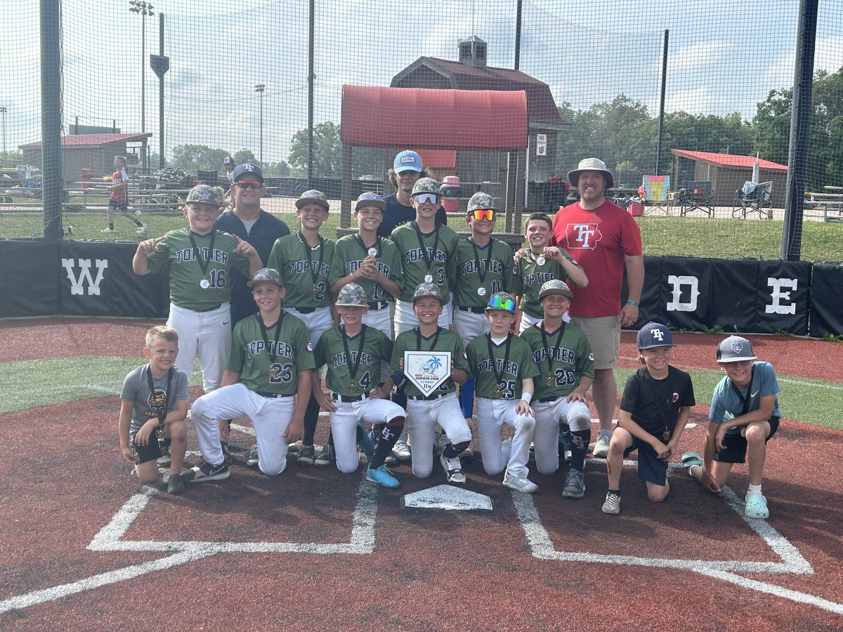 Top Tier Iowa ⚾ (@toptieria) on Twitter photo 11U goes a perfect 5-0 and Woodside Summer Slam Champions! Great weekend! #RollTier <a href="/TopTierBaseball/">Top Tier Baseball 🇺🇸</a> 11U goes a perfect 5-0 and Woodside Summer Slam Champions! Great weekend! #RollTier <a href="/TopTierBaseball/">Top Tier Baseball 🇺🇸</a>