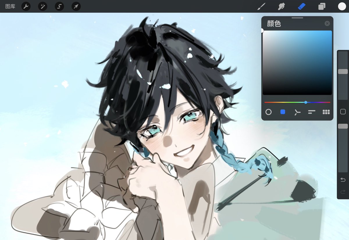 Zhongvenyyds's tweet image. #ウェンティ生誕祭2025 #Venti
I can't finish painting today, but HAPPY BIRTHDAY !!!!!