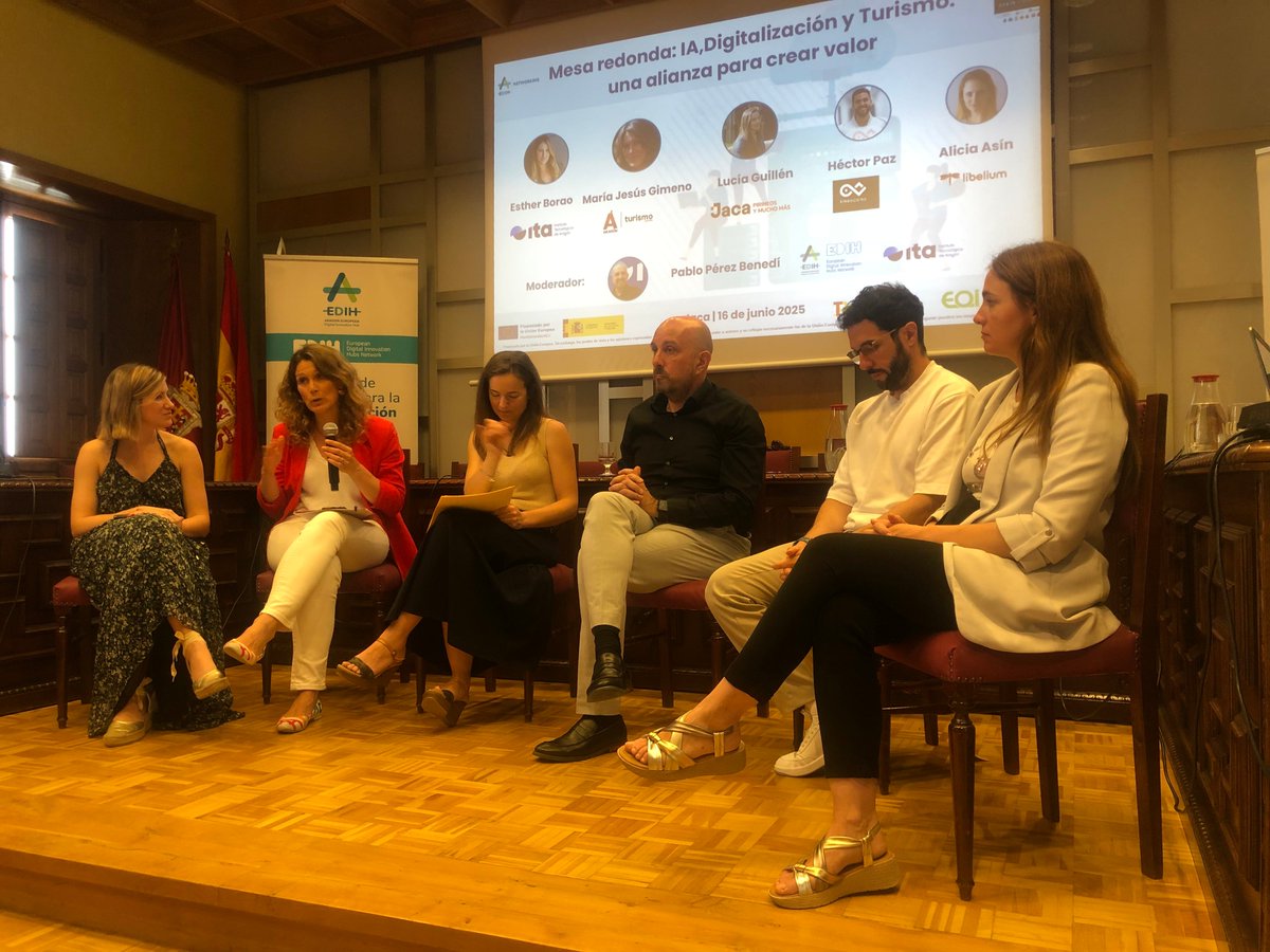ITA_tecnologia's tweet image. Hoy, presentación en #Jaca #Huesca @AytoJaca 
#SpainLivingLab @P_Recuperacion 
@AragonDih @CEOEAragon 
#INNOLAND by @ITA_tecnologia 
y + vinculado a que las #pymes conozcan cómo la IA y Digitalización impulsan el #turismo 

ita.es/actualidad/not…