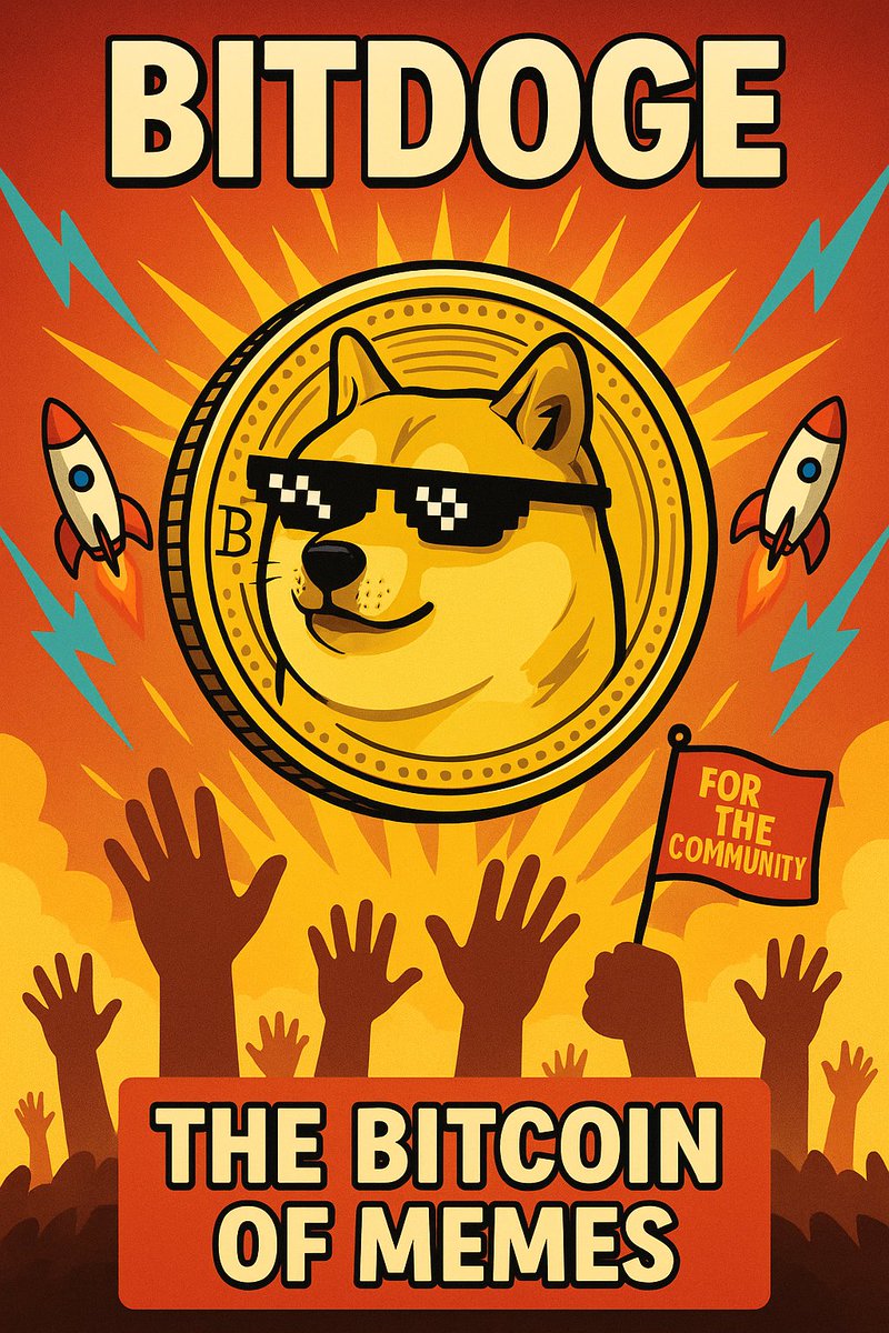 jarlsue_tiness's tweet image. #Bitdoge
#MemeCoin
#ToTheMoon
#CryptoCommunity
#DeFi
#DOGE
#Blockchain
#MoonMission
#HODL
#CryptoArt
