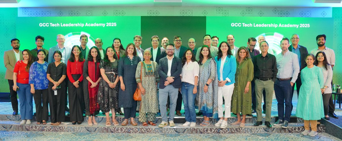 DeloitteIndia's tweet image. Deloitte in India’s #CIOProgram hosted the inaugural “Global Capability Center (GCC) tech leadership academy” from 26-28 May 2025 at DU – The Leadership Center.
Over 30 C-suite and tech leaders from leading GCCs came together for a three-day immersive journey to broaden…