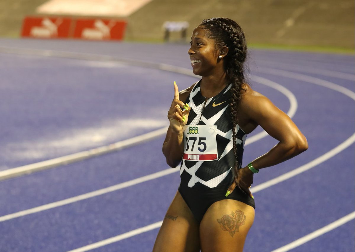 Her 15th senior trials coming up 🚀 

Shelly-Ann Fraser-Pryce 🇯🇲 is set to participate in the women’s 100m at the JAAA/Puma National Senior Championships, which begin on June 26th! 

The pocket rocket will be aiming to qualify for her ninth consecutive World Championship team