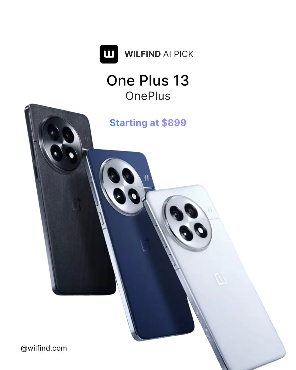 wilfind_'s tweet image. Wilfind AI Pick — OnePlus 13

🖥️ 2K ProXDR display — DisplayMate A++ rated
🎥 HDR10+ &amp;amp; Dolby Vision — ultra-realistic contrast and colors
🔋 Up to 5800 mAh battery — all-day power, even with heavy use

#OnePlus13 #ProXDR #HDR10Plus #DolbyVision #DisplayMate #Wilfind #AIShop