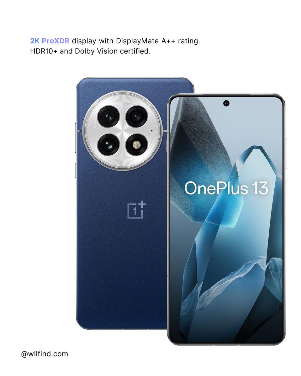 wilfind_'s tweet image. Wilfind AI Pick — OnePlus 13

🖥️ 2K ProXDR display — DisplayMate A++ rated
🎥 HDR10+ &amp;amp; Dolby Vision — ultra-realistic contrast and colors
🔋 Up to 5800 mAh battery — all-day power, even with heavy use

#OnePlus13 #ProXDR #HDR10Plus #DolbyVision #DisplayMate #Wilfind #AIShop