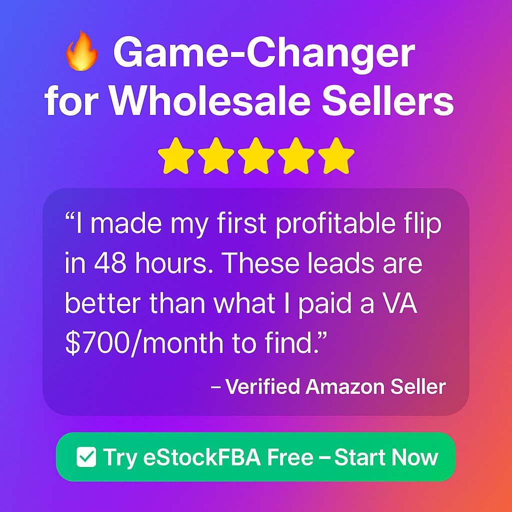 ScaleWitheStock's tweet image. RESTOCK LIVE!
estockfba.com
CODE: FYP
YOULL SEE THE DISCOUNT AT CHECKOUT. ITS MASSIVE.
JOIN THE #1 AMAZON TOOL AND SCALE EVEN IF YOURE A BEGINNER!