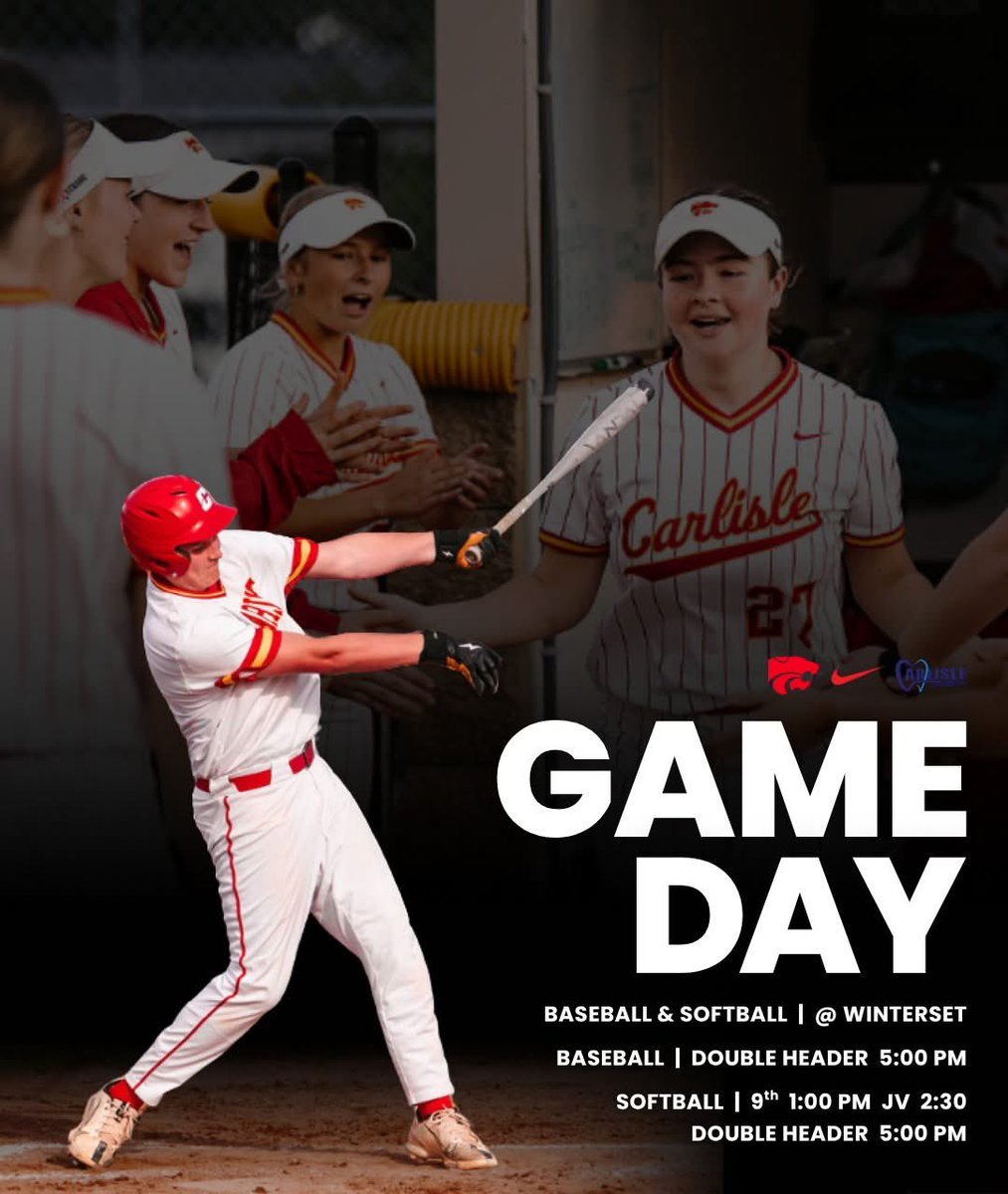 Cats on the road today in Winterset.