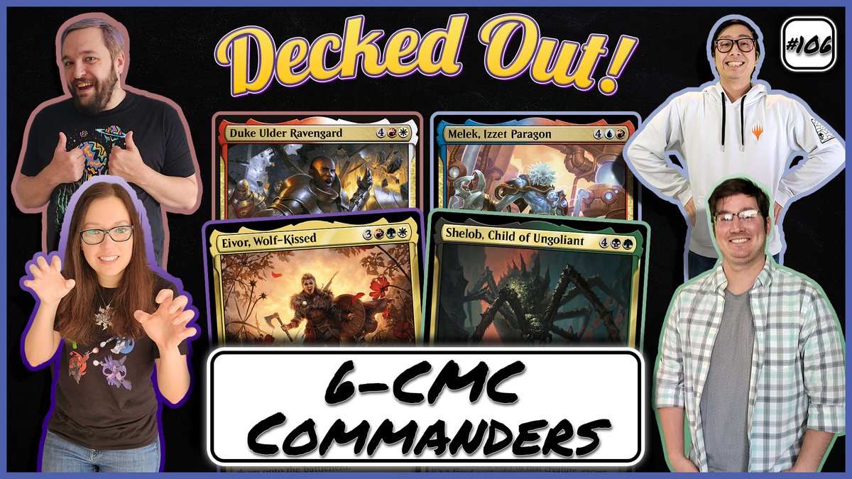 New Episode!  

It's June, so that means our team is playing all 6-CMC Commanders today.

This is part of the year long series where every month we match the CMC in command zone with the month. Enjoy! 
➡️youtu.be/KGXBzt0-lt0