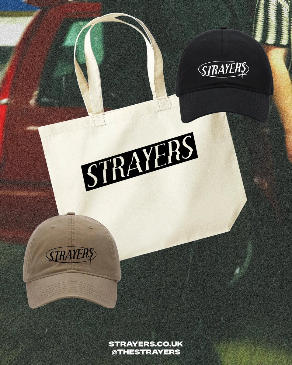 strayers666's tweet image. The STRAYERS Summer Collection is now available for pre-order! ☀️ 

Order now to receive your new items in time for those 2025 sunshine adventures. 

🔗 Store link at: strayers.co.uk 

#strayers #summermerch #bandmerch #bandtee #90sfashion #00sfashion