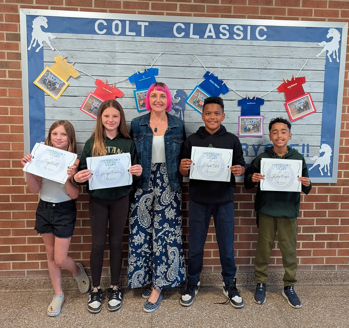 Jennifer Holland, LSW (@lanesmillsw) on Twitter photo Congrats to the 2025 recipients of the Counselor's Caring Award ~ Zoey, Camryn, Patrick & Ryder!! ๐ They've shown kindness in action with their overall helpfulness, concern for others, and bright dispositions!! ๐ฅฐ #COLTSUP #cooltobekind
<a href="/LMESColts/">LMESColts</a> <a href="/LMES_Principal/">Ms. Bayles</a> <a href="/LanesPta/">Lanes Mill PTA</a> Congrats to the 2025 recipients of the Counselor's Caring Award ~ Zoey, Camryn, Patrick & Ryder!! ๐ They've shown kindness in action with their overall helpfulness, concern for others, and bright dispositions!! ๐ฅฐ #COLTSUP #cooltobekind
<a href="/LMESColts/">LMESColts</a> <a href="/LMES_Principal/">Ms. Bayles</a> <a href="/LanesPta/">Lanes Mill PTA</a>