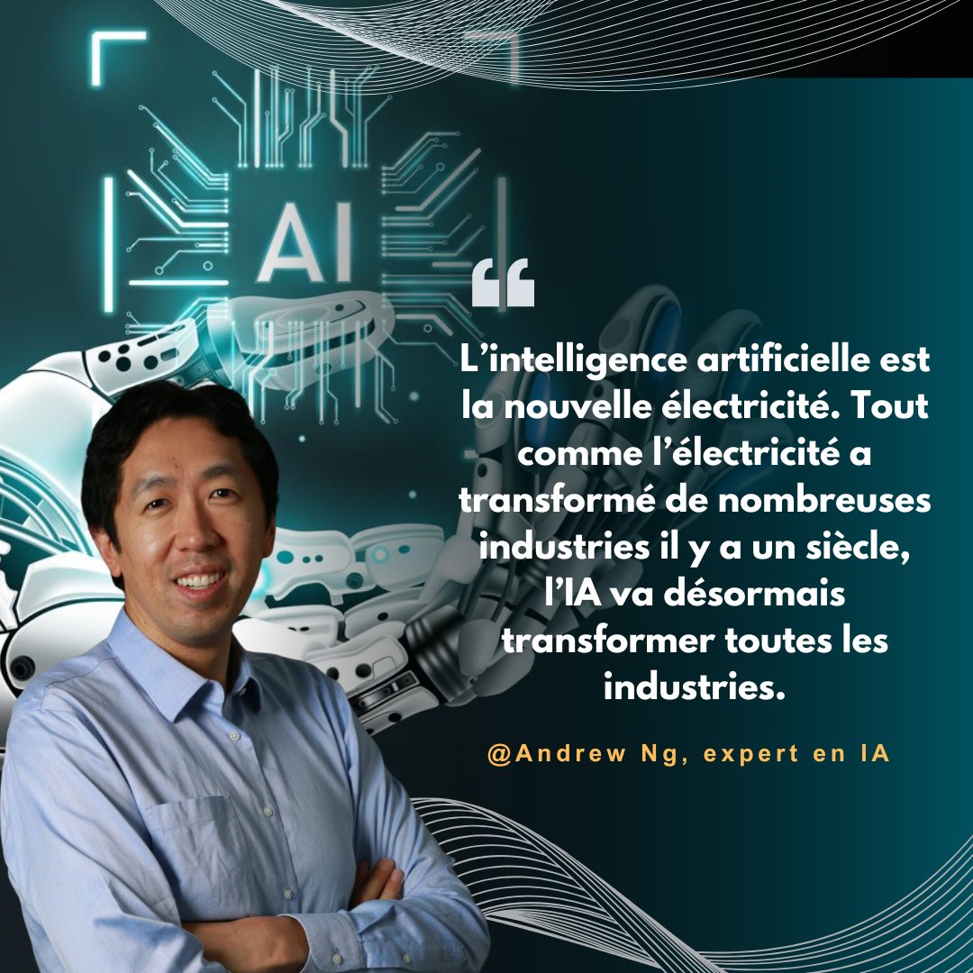 Excellente semaine à tous ! 

On démarre avec cette citation inspirante de <a href="/AndrewYNg/">Andrew Ng</a> 

 ✍️Que cette semaine soit placée sous le signe de l’audace, de la curiosité et du changement positif.
L’avenir se construit maintenant — et l’IA en est l’un des moteurs les plus puissants.