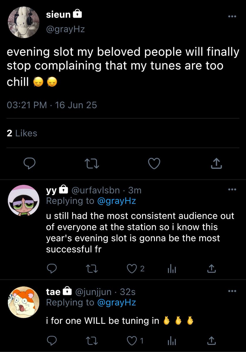 shselog's tweet image. WIND DOWN WITH GRAY — a #shse socmed au
in which yeon sieun is a radio host under the name gray, and ahn suho is his biggest fan
