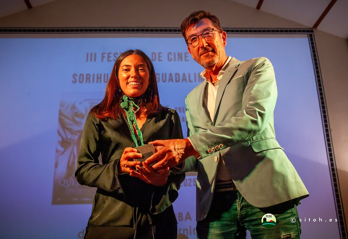 Andrea Ganfornina recoge el premio a la Creación Audiovisual Andaluza de <a href="/canalsur/">CanalSur</a>  por su corto "Quejío de loba"  en el Festival de Cine de Sorihuela del Guadalimar (Jaén).