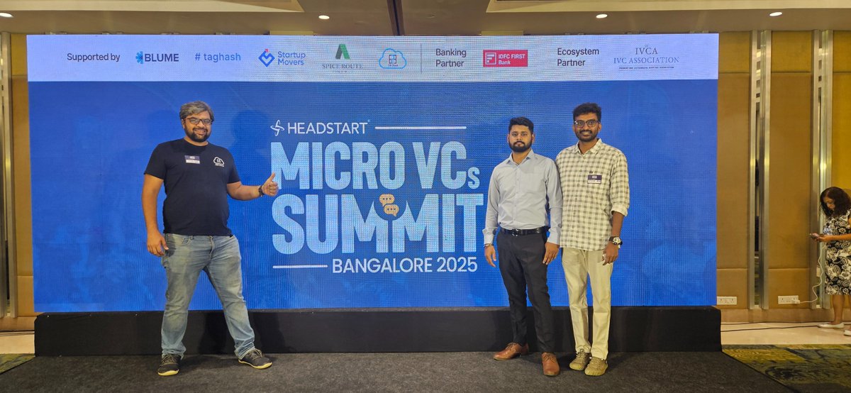 e2enetworks's tweet photo. What an incredible day at the #MicroVCSummit2025 organised by Headstart Network Foundation in Bangalore! ✨

We were thrilled to be part of the action, connecting with 60+ top venture firms shaping the future of India’s startup ecosystem. Our booth was buzzing with conversations around AI infrastructure and how we’re powering the next generation of deep tech and SaaS startups. ⚡ 

A huge thank you to @Headstarters for an amazing event!

Here’s to building the future together!

@KesavaReddy @mehulved @pradeeppdamle
