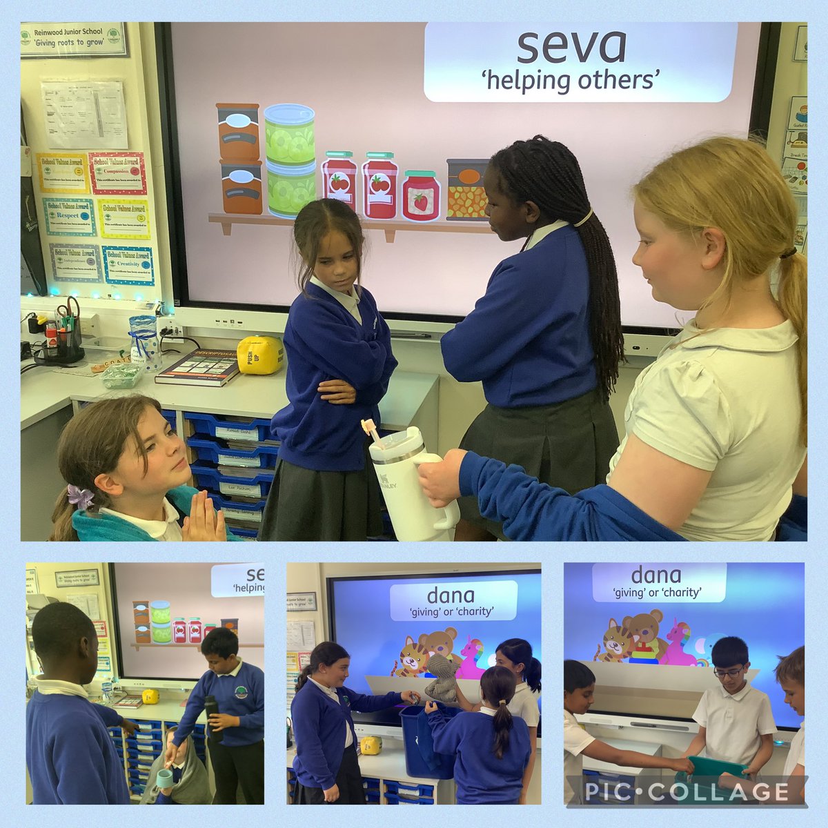 ReinwoodJuniors's tweet photo. #RJS5C have acted out a ‘selfless service’ in #RJSRE to show how Hindus can have good karma. https://t.co/iajtuOvYHg