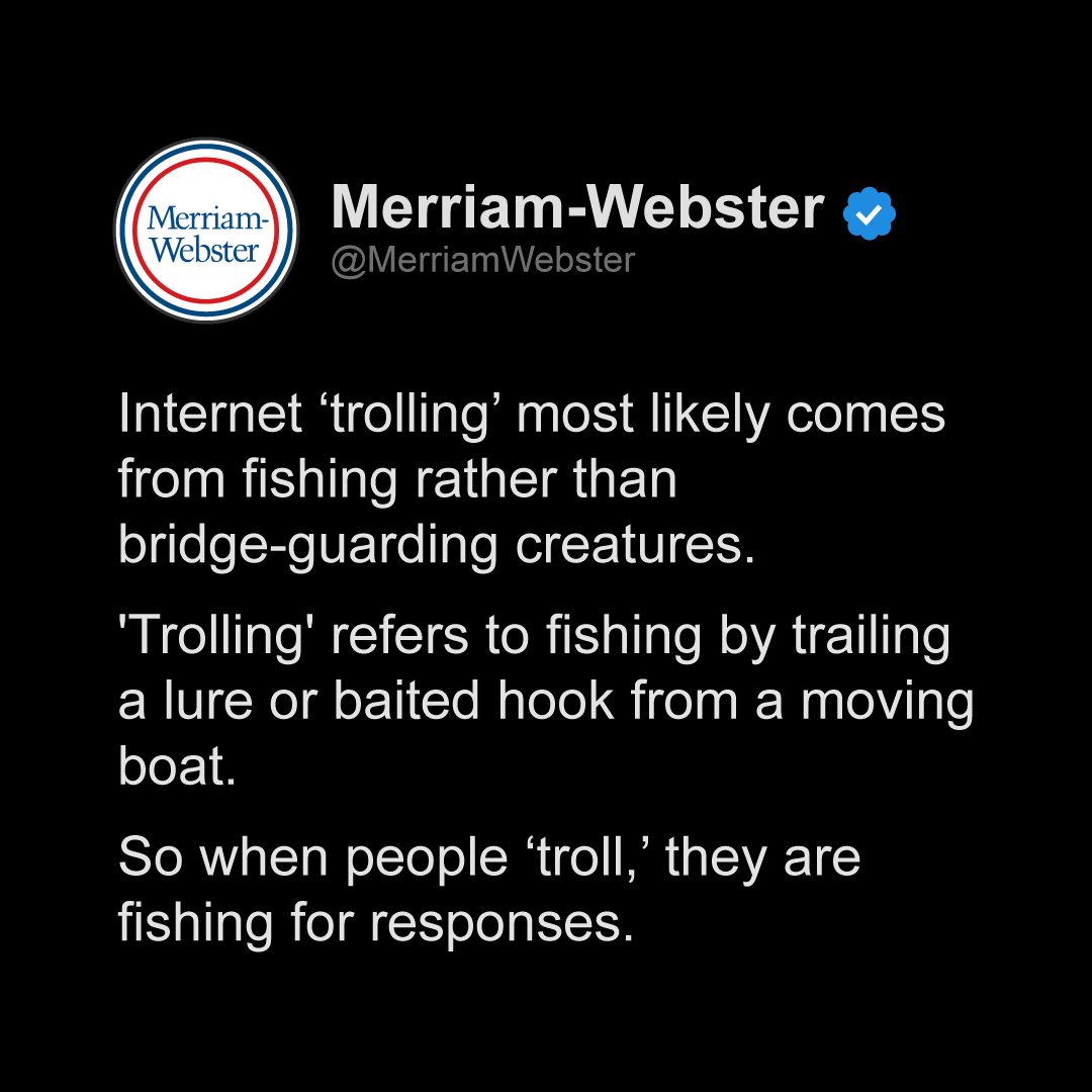 Merriam-Webster tweet media