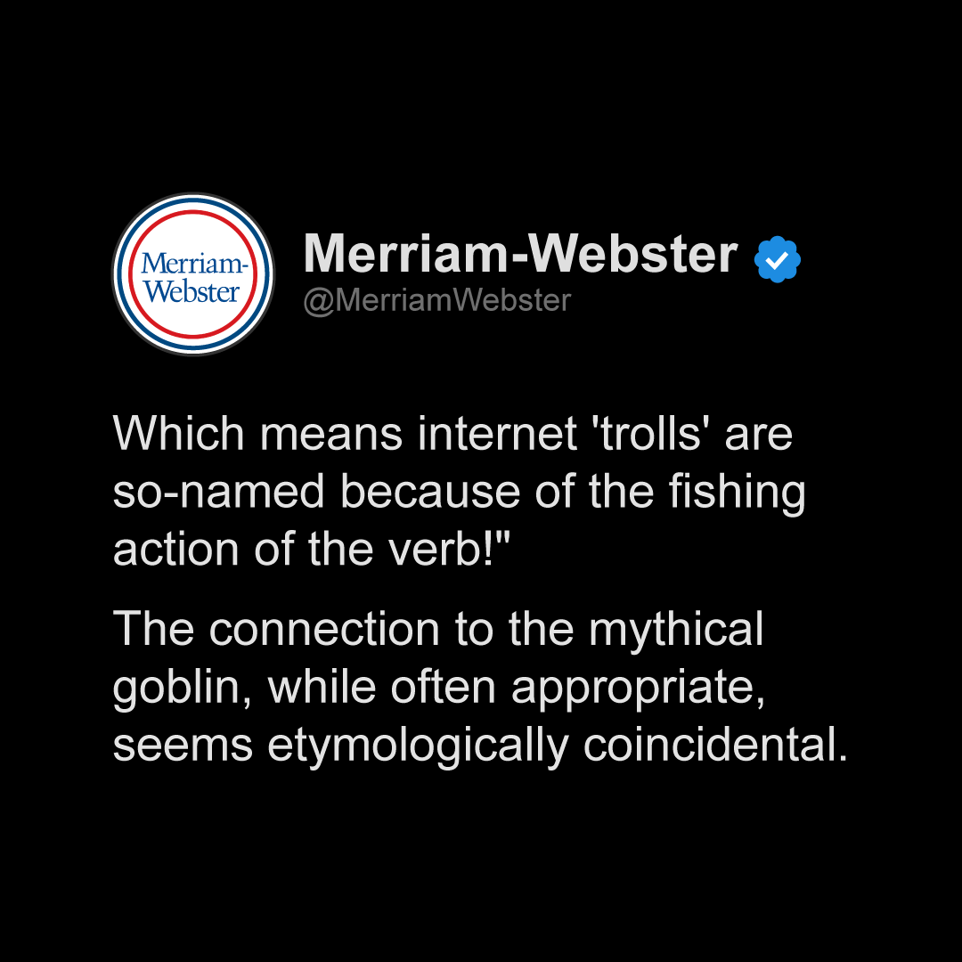 Merriam-Webster tweet media