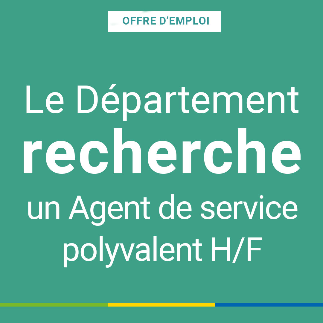 Département de la Charente-Maritime (@departement17) on Twitter photo 🚨 URGENT – Le Département recrute un(e) 𝗔𝗴𝗲𝗻𝘁 𝗱𝗲 𝘀𝗲𝗿𝘃𝗶𝗰𝗲 𝗽𝗼𝗹𝘆𝘃𝗮𝗹𝗲𝗻𝘁à temps plein pour un remplacement au Collège de Courçon
📆 Début immédiat – 35h/semaine
📩 Envoyez votre CV à : recrutementemporaire@charente-maritime.fr 🚨 URGENT – Le Département recrute un(e) 𝗔𝗴𝗲𝗻𝘁 𝗱𝗲 𝘀𝗲𝗿𝘃𝗶𝗰𝗲 𝗽𝗼𝗹𝘆𝘃𝗮𝗹𝗲𝗻𝘁à temps plein pour un remplacement au Collège de Courçon
📆 Début immédiat – 35h/semaine
📩 Envoyez votre CV à : recrutementemporaire@charente-maritime.fr