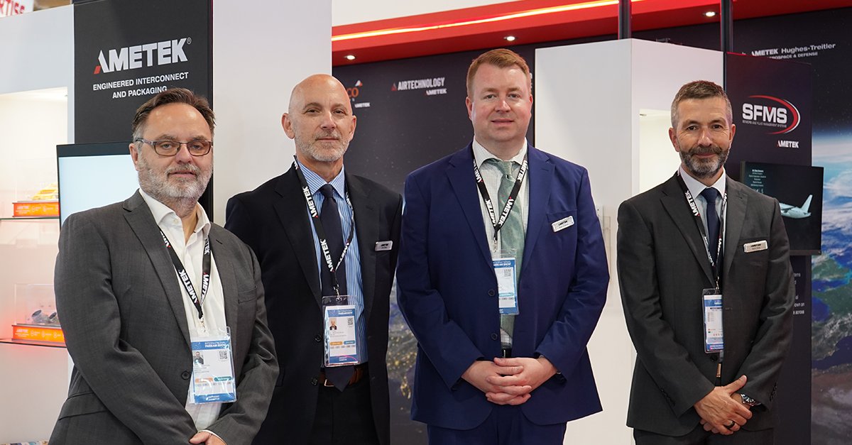 AMETEK Inc. (@ametekinc) on Twitter photo Greetings from <a href="/salondubourget/">Paris Air Show</a>! ✈️ Thank you to all who visited us on Day 1. If you are in attendance, make sure you stop by Stand C64 in Hall 3 and Chalet 204 to meet representatives from over a dozen of our businesses. Learn more: ow.ly/XMtO50Wa3m1 Greetings from <a href="/salondubourget/">Paris Air Show</a>! ✈️ Thank you to all who visited us on Day 1. If you are in attendance, make sure you stop by Stand C64 in Hall 3 and Chalet 204 to meet representatives from over a dozen of our businesses. Learn more: ow.ly/XMtO50Wa3m1