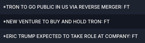 Sadly, I am starting to think that the whole Crypto industry is going to face a really boring future.

It costs a calm 25 million dollars to purchase the sitting presidents token, and basically get whatever the hell you want from it.

Justin Sun was literally UNDER INVESTIGATION.