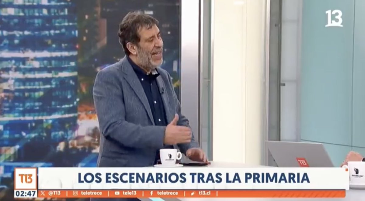 📺#prensaUCentral l <a href="/MarcoMorenoP/">Marco Moreno</a>  Director del Centro Democracia y Opinión Pública analizó en el panel de expertos de “Tele 13 Noche” la actualidad nacional.

🔗Revisa aquí su participación 👉 bit.ly/409VZxN