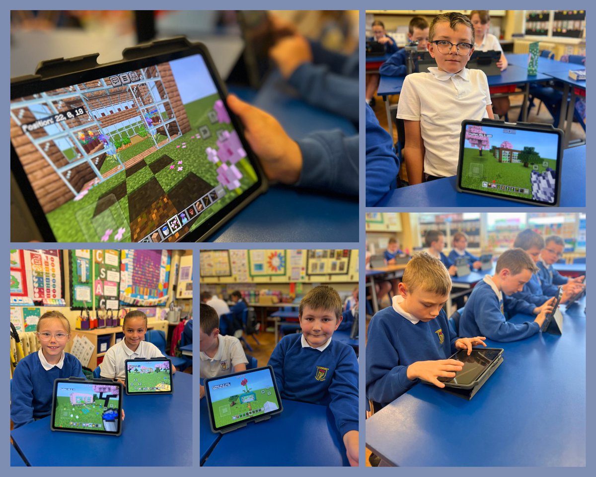 Last week we teamed up with Newtownhamilton PS to explore growth and farming through #MinecraftEducation! Pupils designed creative, sustainable worlds while learning about crops, greenhouses, and how our food grows.