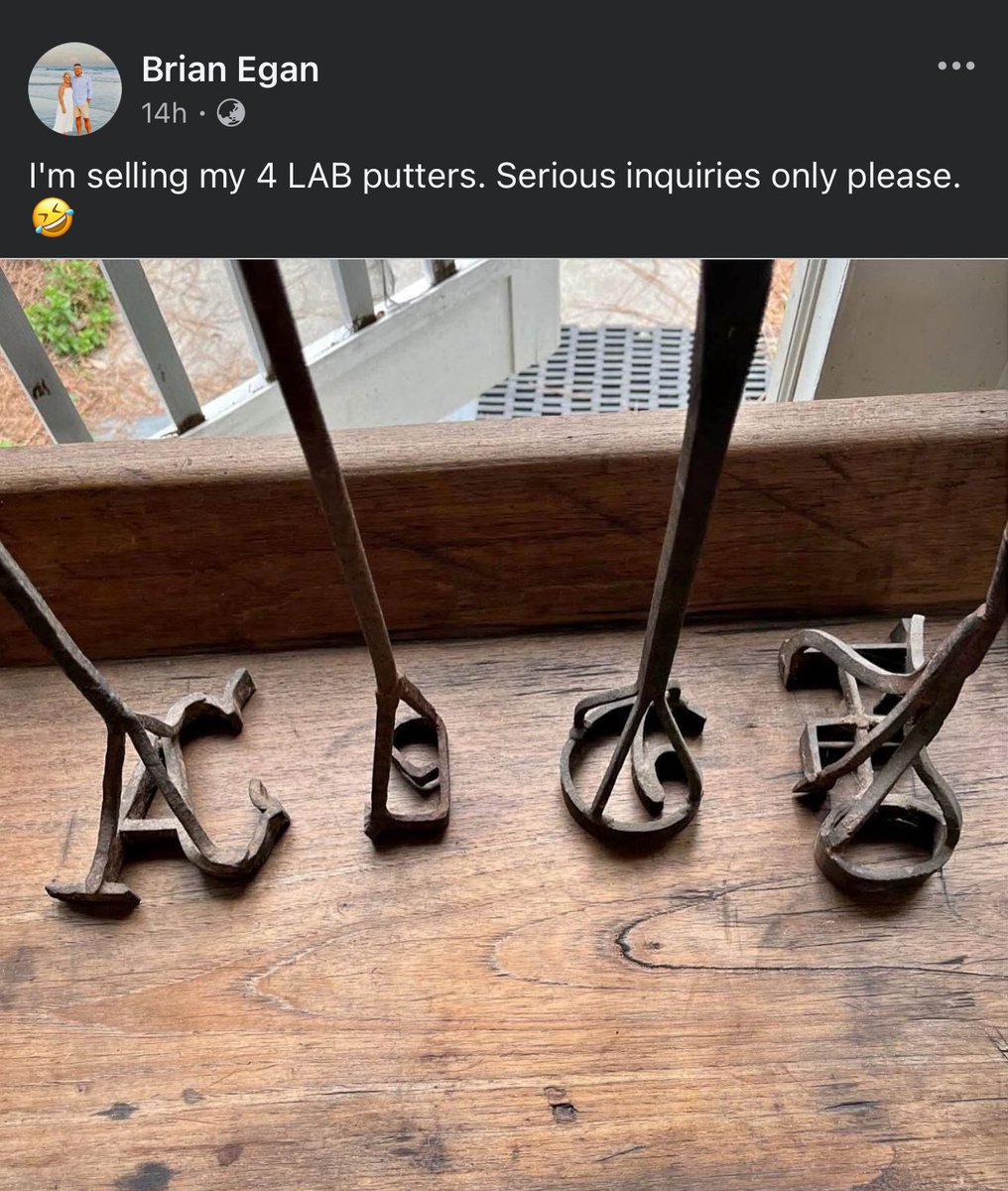 LibertyGolfMY's tweet image. LOL #labputter #golf #labgolf