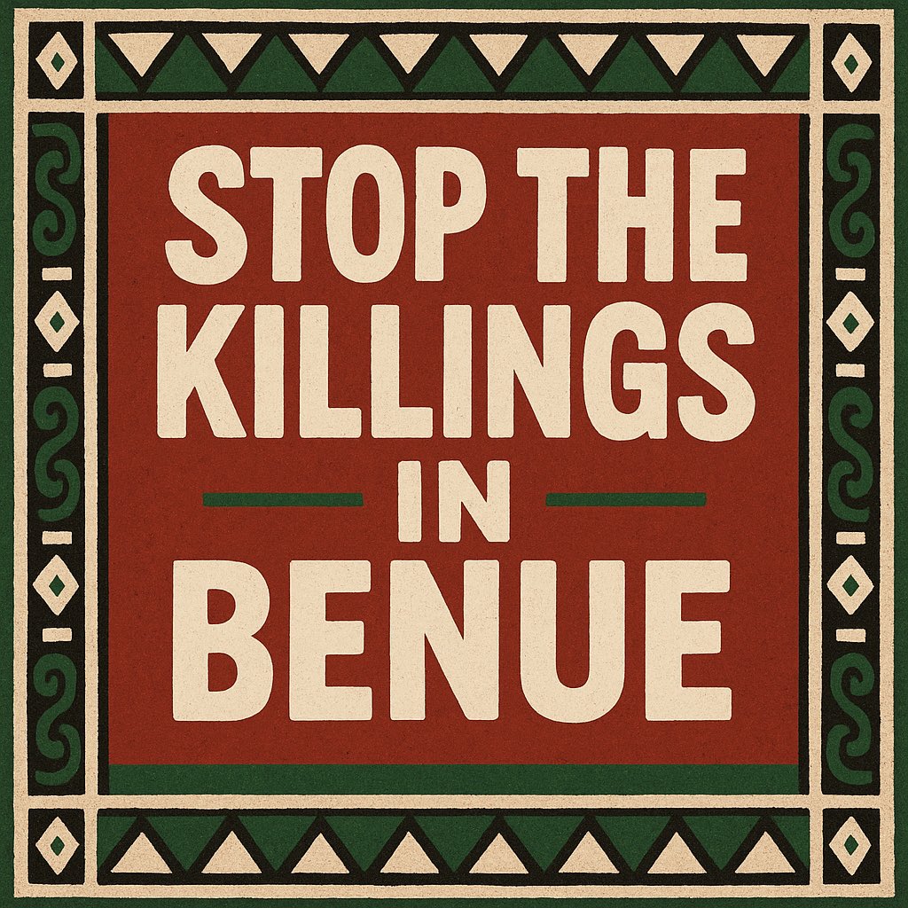 NizorPy's tweet image. ALL LIFE MATTERS 🙏🏾
Stop the Killings in Benue State 
@officialABAT @NGRSenate @HQNigerianArmy @PoliceNG @OfficialDSSNG