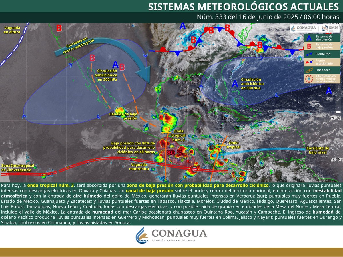 LectorMx's tweet photo. 🌦️ Entre #calor y posibles #tormentas, así amanece Yucatán este lunes

📍 Cielo despejado a medio nublado
🌡️ Máx. 37-39°C en Mérida
🌧️ Posibles chubascos con tormentas en #Yucatán y #Campeche
💨 Viento E-SE de 20-40 km/h, rachas >50 km/h
🛰️ Info: Conagua 
#clima #meteorología https://t.co/keWhLsJeP7