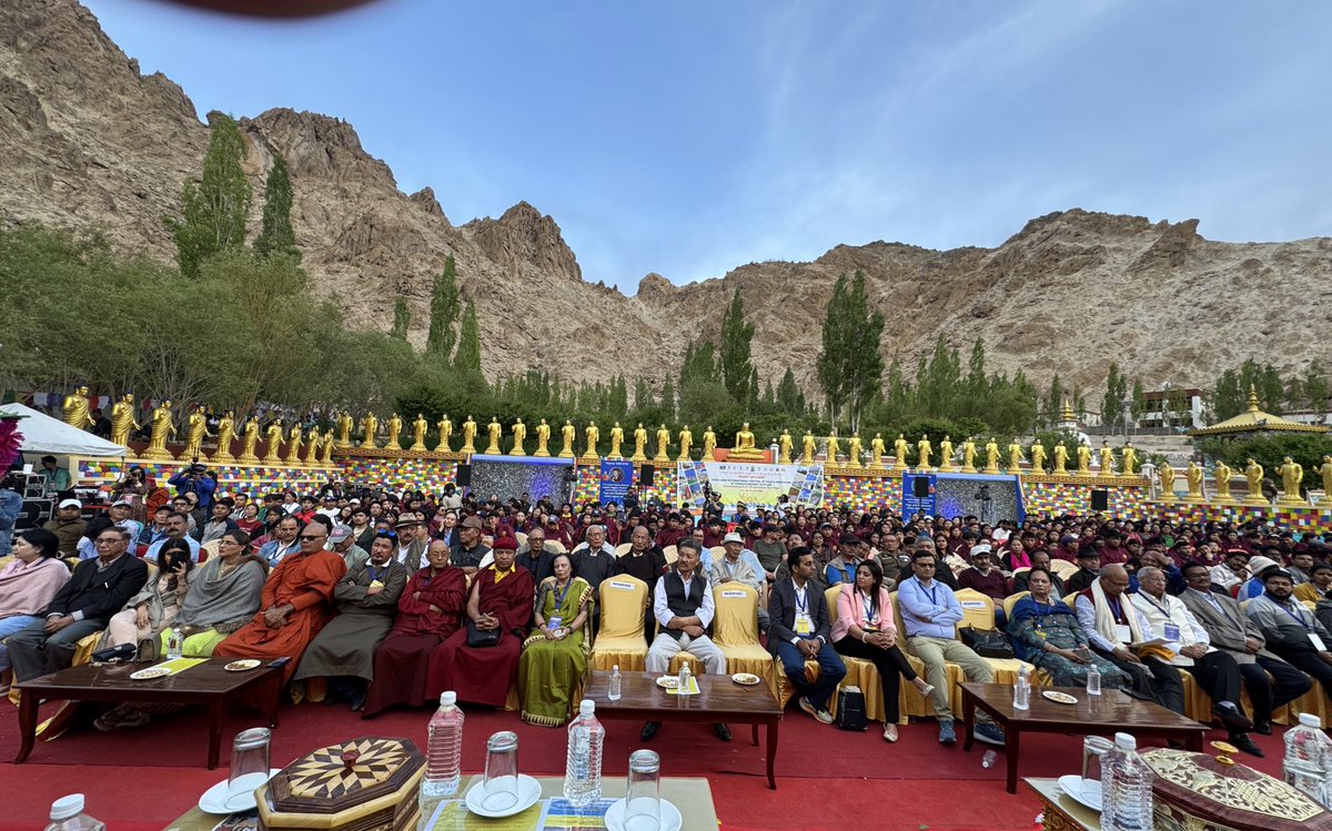 It was an honor to be part of the inaugural ceremony of the Int. Yoga &amp; Meditation Festival held at the world’s highest altitude.

Hon Governor of Bihar, Shri Arif Mohammed, and the Founder-President of the Mahabodhi Int Meditation Centre, Bhikkhu Sanghasena, graced the occasion.