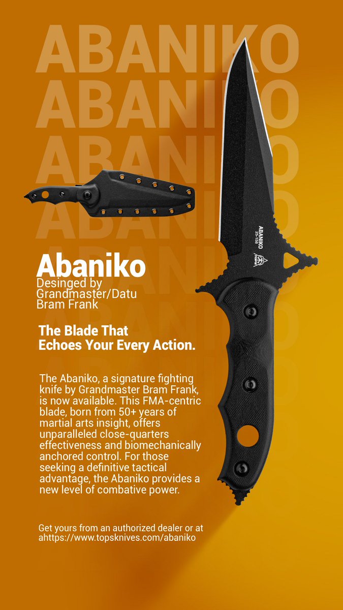 Did you know that the Abaniko was out? What about the rest of these? mailchi.mp/topsknives.com…