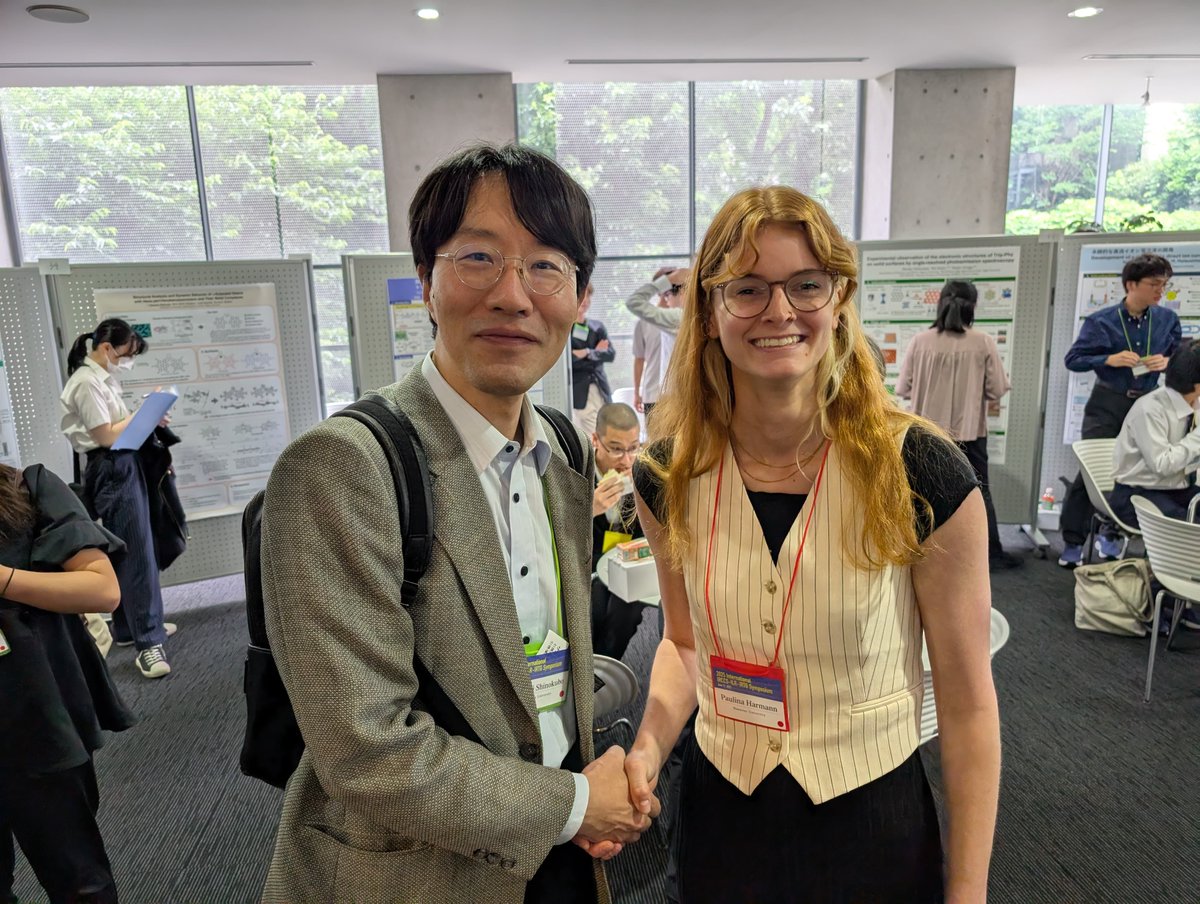 日本で友達に会う 🇯🇵
The IRTG 2678 Symposium just wrapped up—an inspiring event filled with cutting-edge talks and great discussions!
Paulina &amp; Colin also met their future exchange supervisors, Prof. Yamaguchi &amp; Prof. Shinokubo.
ありがとう to the amazing organizers! 🙌
#IRTG2678