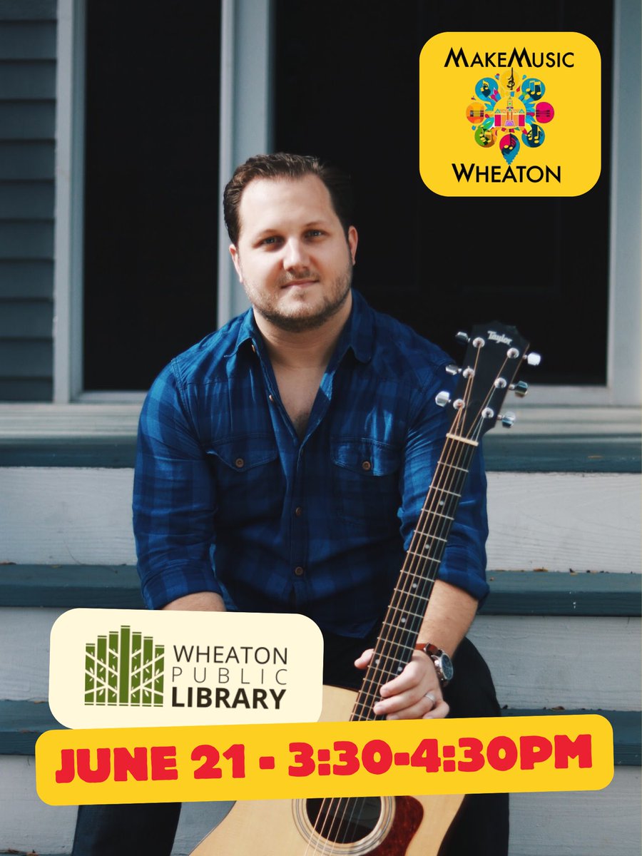 Matt Derda & the High Watts (@mattderdamusic) on Twitter photo I’ll be performing at the Wheaton Library as a part of Make Music Day. Come by the library from 3:30-4:30 for a good time. We’ll sing songs and then read some banned books. I’ll be performing at the Wheaton Library as a part of Make Music Day. Come by the library from 3:30-4:30 for a good time. We’ll sing songs and then read some banned books.