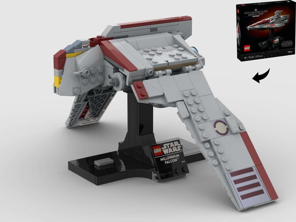 hm✳︎♡ Turn your Acclamator-Class Assault Ship into the Nu-Class Republic