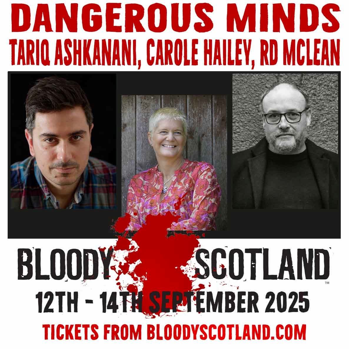 CorvusBooks's tweet image. Join Carole Hailey, author of Scenes From a Tragedy, at @BloodyScotland on Saturday 13th September - 16:00
Tickets available here bloodyscotland.com/event/dangerou…