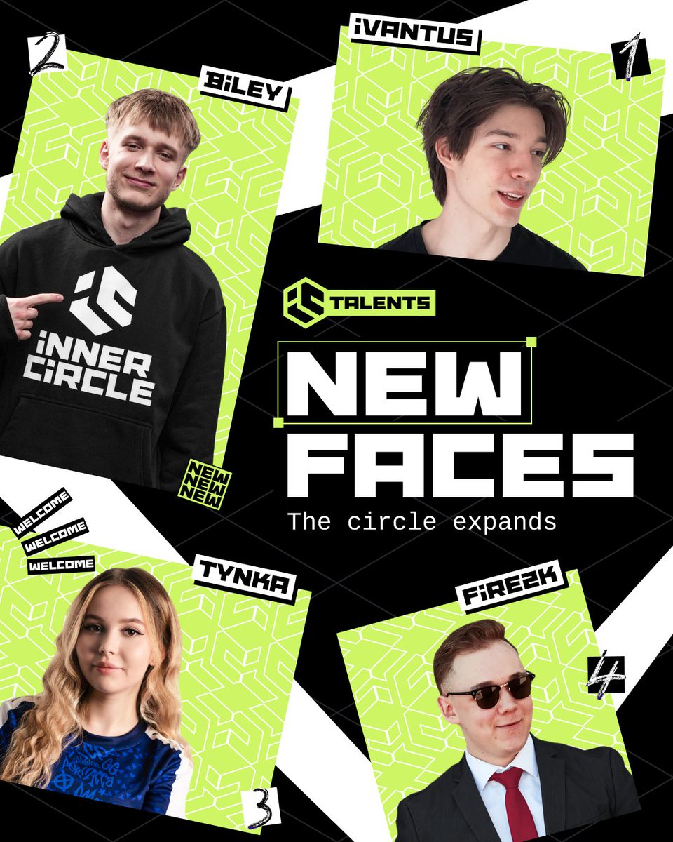 InCircleEsports's tweet image. We&apos;re ready to introduce the first wave of IC Talents. Meet the new faces and get ready for content.
