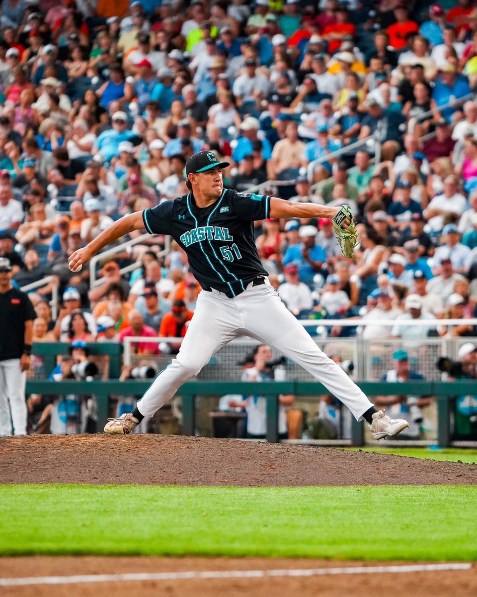 Coastal Carolina University (@ccuchanticleers) on Twitter photo 25 straight wins. ESPN called <a href="/CoastalBaseball/">Coastal Carolina Baseball</a> the "hottest team in the country"... and they’re not wrong. The Teal is For Real. 🔥 25 straight wins. ESPN called <a href="/CoastalBaseball/">Coastal Carolina Baseball</a> the "hottest team in the country"... and they’re not wrong. The Teal is For Real. 🔥