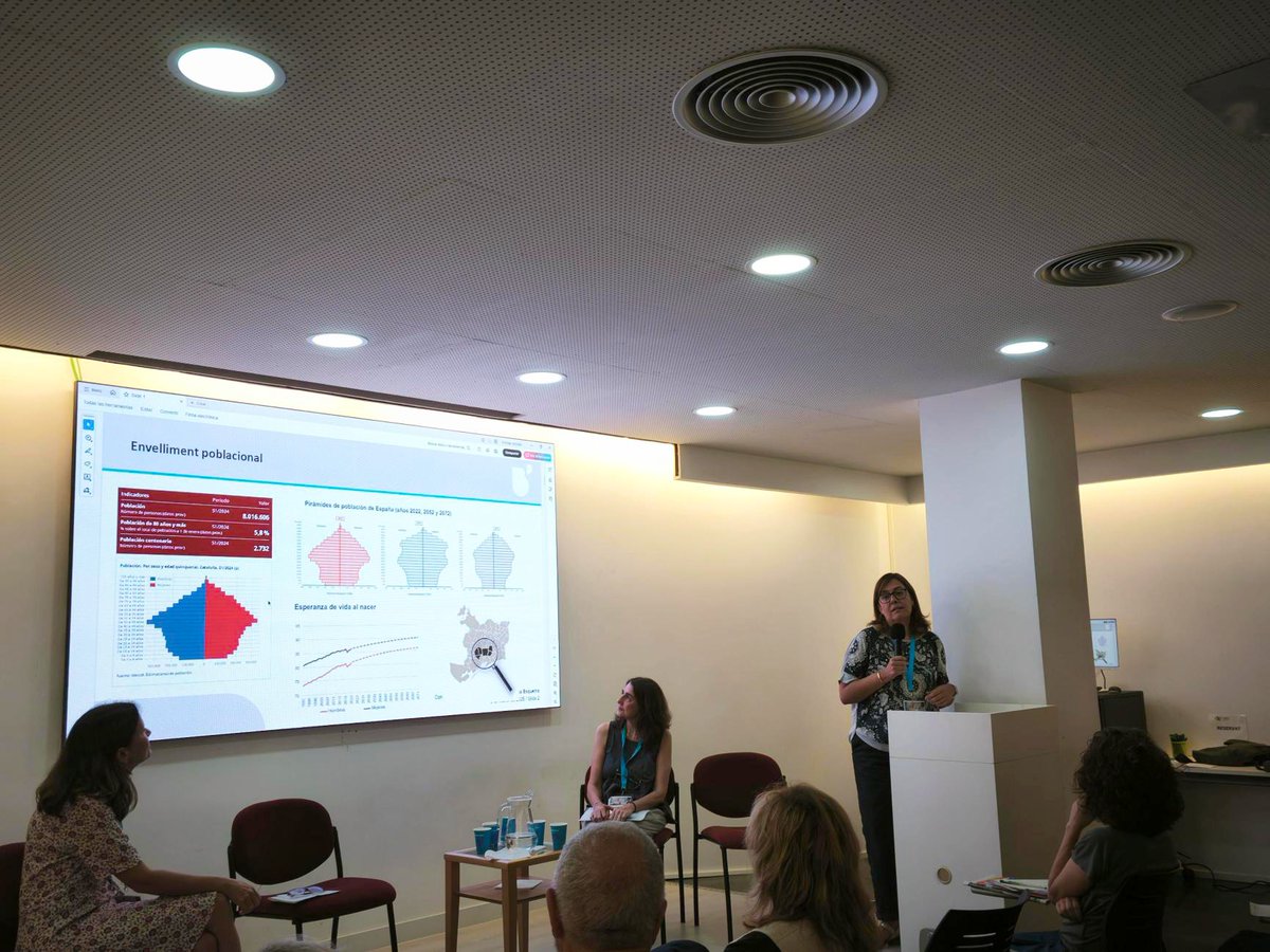 CAPSBEsq's tweet photo. La Dra. Marta Navarro (@martanavarroBCN), metgessa d’#ATDOM del #CAPComteBorrell, participa en la Jornada d’Atenció Domiciliària de la @CAMFiC per explicar el model d'ATDOM del centre i com s'han incorporat nous perfils professionals a l'equip.

+Info a
https://t.co/D8o9cXXPZ2 https://t.co/Im0svTcdpM