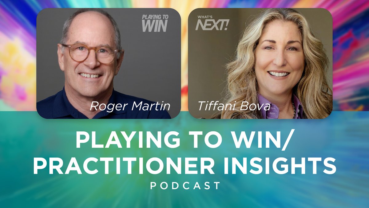 Tiffani Bova (@tiffani_bova) on Twitter photo Where to start with Strategy with <a href="/RogerLMartin/">Roger L. Martin</a> this Wednesday 9am PST.
📽️ Live: bit.ly/4mUKgwS Where to start with Strategy with <a href="/RogerLMartin/">Roger L. Martin</a> this Wednesday 9am PST.
📽️ Live: bit.ly/4mUKgwS