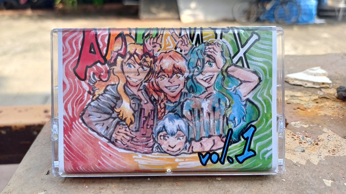 yu_iad's tweet photo. หน้าปกและตัวเทป #AsterothArt #S1Rart #Evalust #Solartifact #SeleneArt #ZekaiART #Zenbolic #AynaFrame #BAKillUst #LISTration #Eileenpaint #AoiCart #Popo_Art #itshiArt #MaylynArt #UniwiiArt https://t.co/Danc0mUWZr
