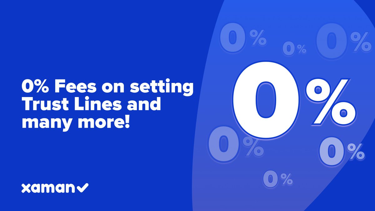 With more high-quality stablecoins like <a href="/USDC/">USDC</a> launching on the XRPL and $RLUSD gaining momentum, the ecosystem is evolving fast.

To support this growth, we’ve removed the fee for adding Trust Lines alongside other small fees in Xaman.

A small change, but a massive improvement.